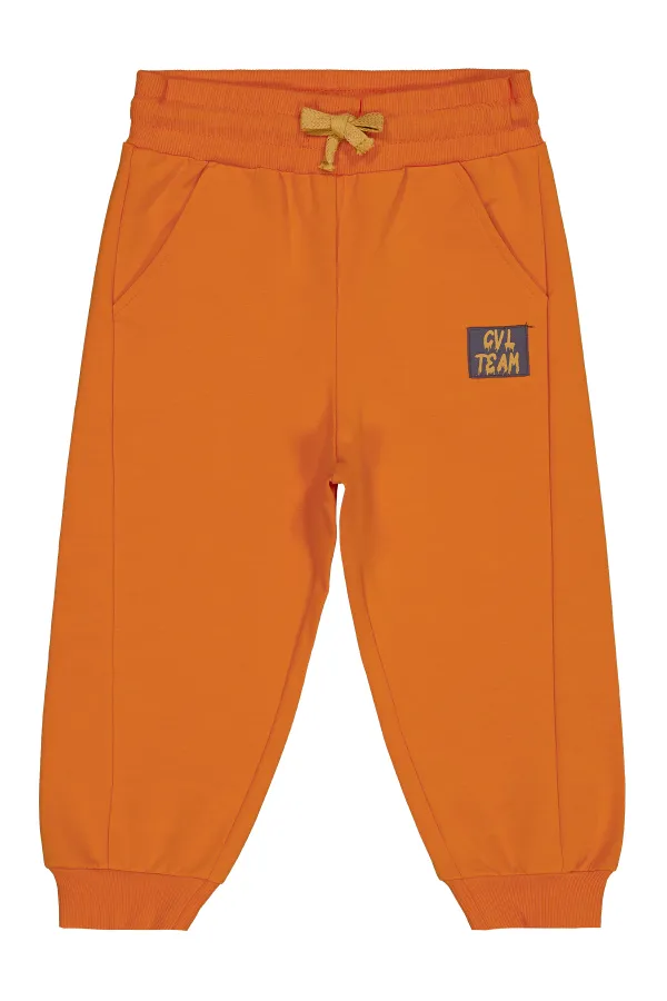 Bas de survêtement orange pour garçon (2-5 ans) - Lot