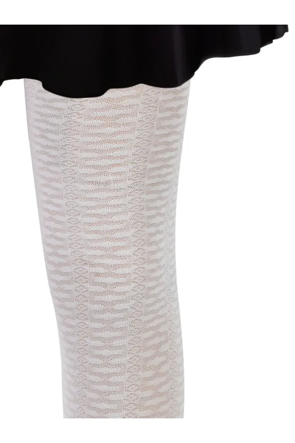 Kız Çocuk Külotlu Çorap 2-9 Yaş Beyaz - Paket