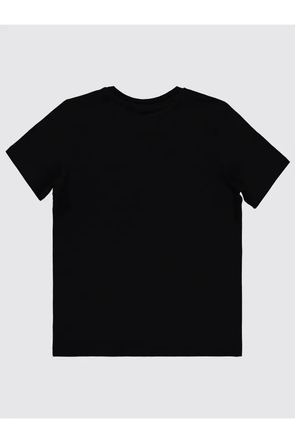 Lot de T-shirts noirs pour garçons de 10 à 13 ans