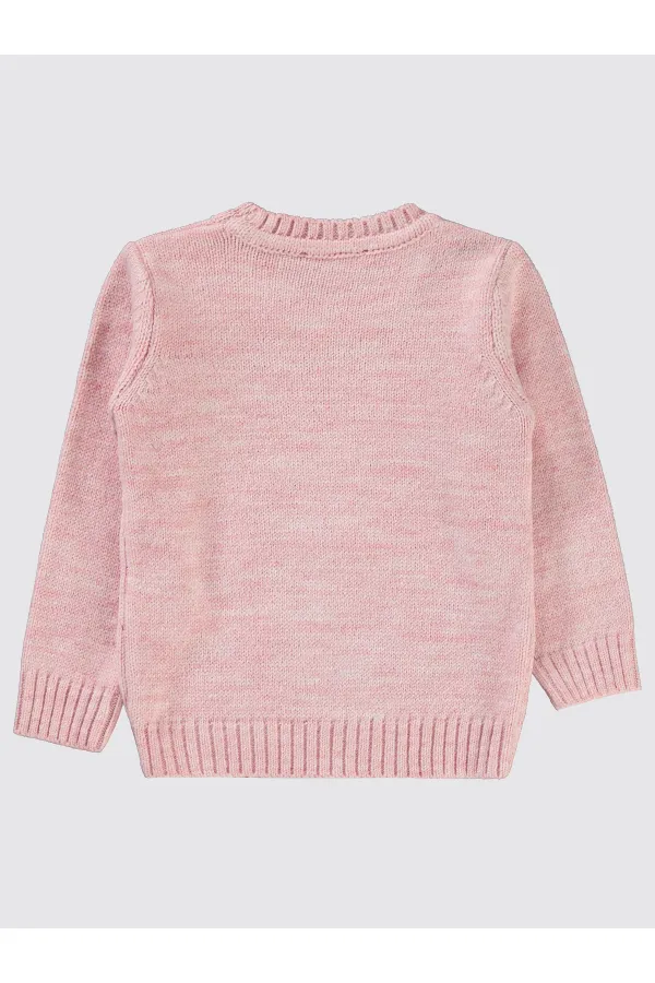 Pull rose pour fille de 2 à 5 ans - Emballage