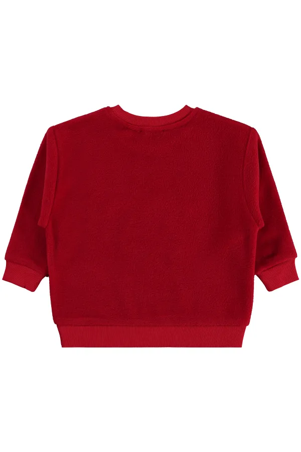 Erkek Çocuk Sweatshirt 2-5 Yaş Kırmızı - Paket