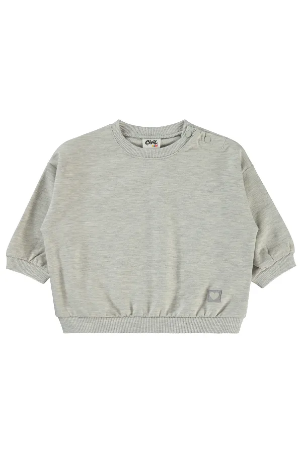 Bebek Sweatshirt 0-24 Ay Karmelanj - Paket