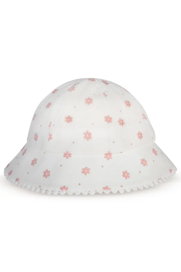 Kız Çocuk Şapka Bere 2-5 Yaş Beyaz - Paket