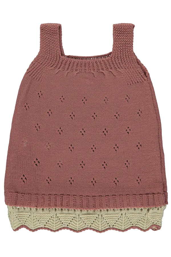 Baby Vest and Dress 0-24 Months Dusty Rose - Package