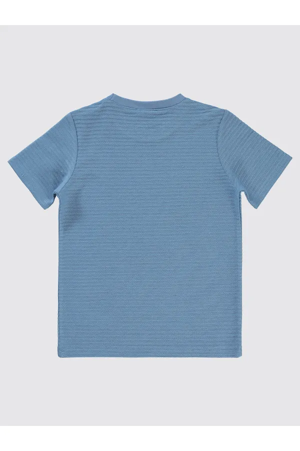 T-shirt garçon 10-13 ans indigo - Emballage