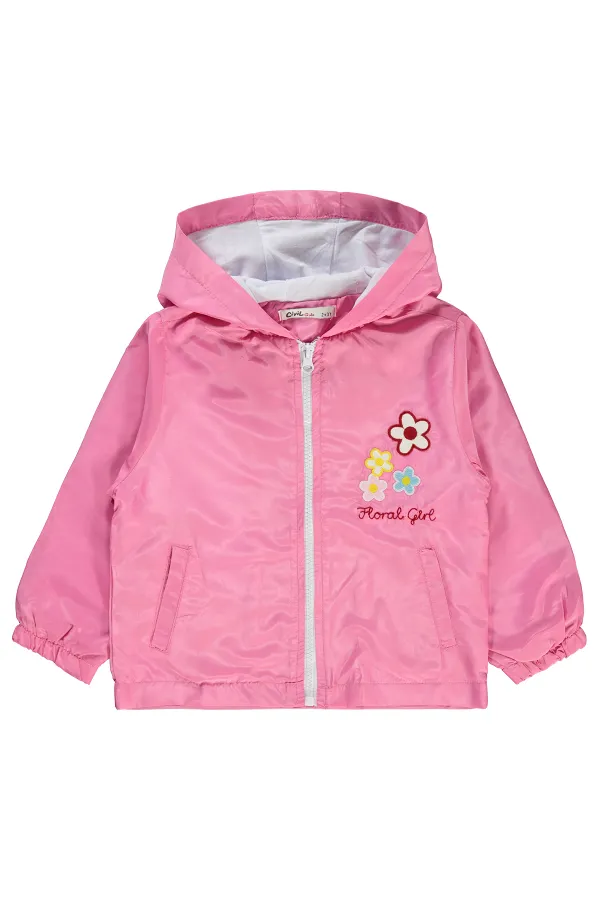 Kız Çocuk Yağmurluk 2-5 Yaş Pembe - Paket