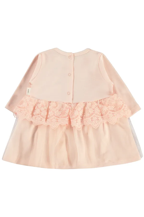 Bebek Jile ve Elbise 0-24 Ay Somon - Paket