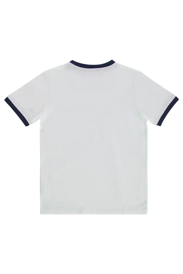 T-shirt garçon, 6-9 ans, bleu marine - Lot