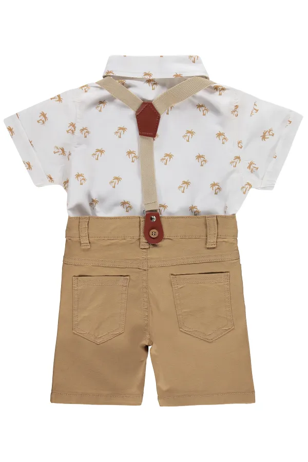 Bebek Takım 0-24 Ay Camel - Paket