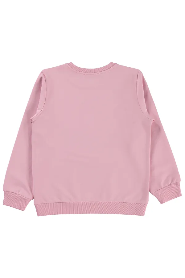 Sweat-shirt pour fille, 6-9 ans, rose foncé - Emballage