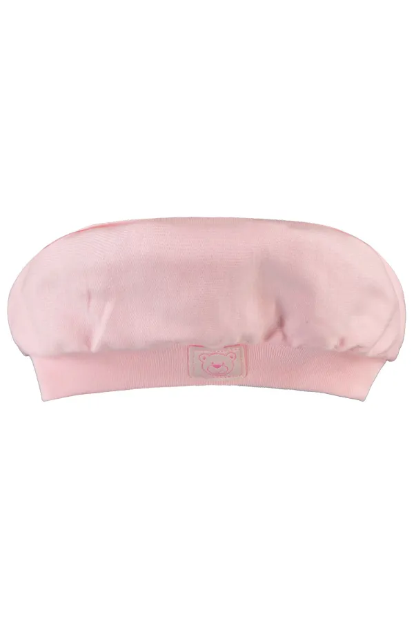 Ensemble bonnet et chapeau bébé rose 0-24 mois - Emballage