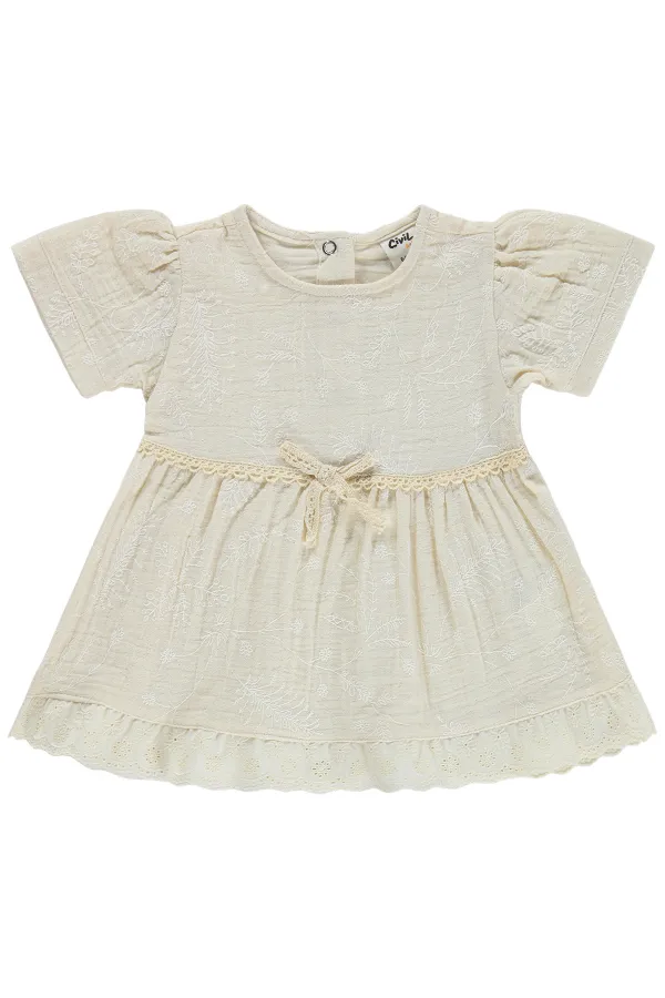 Baby Jumpsuit and Dress 0-24 Months Beige - Package Baby Jumpsuit and Dress 0-24 Months Beige - Package