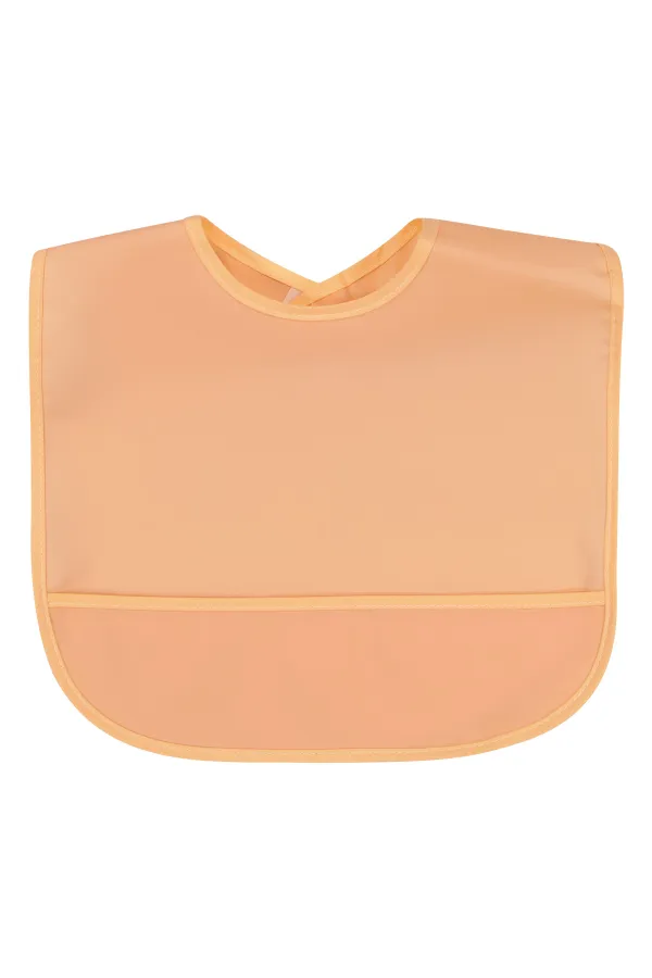 Bebek Mama Önlüğü 0-24 Ay Ekru-Mint - Paket