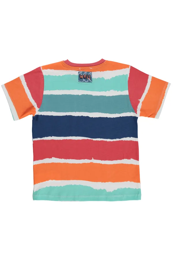 Erkek Çocuk Tişört 6-9 Yaş Kırık Beyaz - Paket