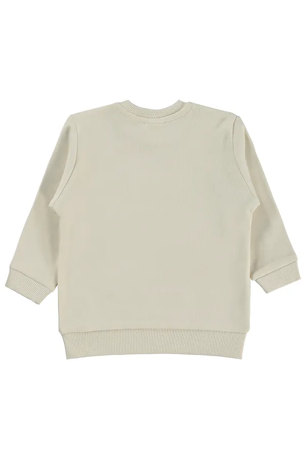 Bebek Sweatshirt 0-24 Ay FilDişi - Paket