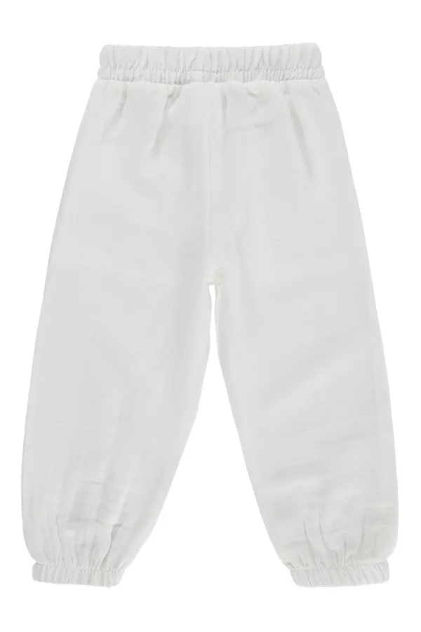 Pantalons pour filles, 2-5 ans, blancs - Lot