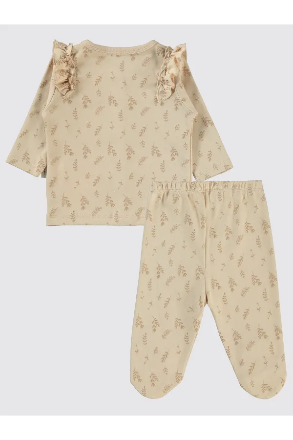 Baby Pajama Set 0-24 Months Ivory - Package