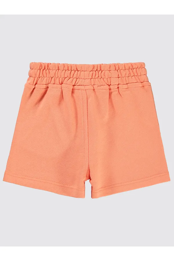 Bebek Şort 0-24 Ay Şeftali - Paket