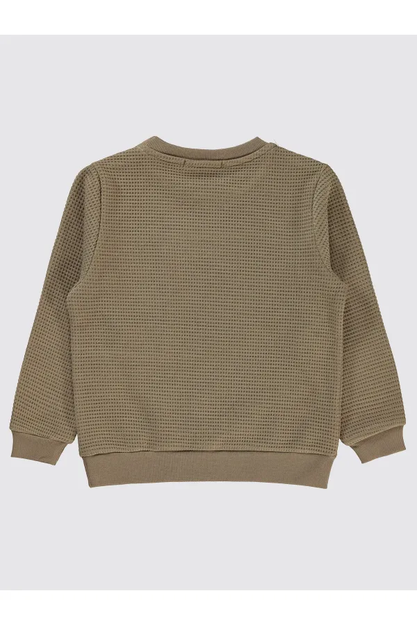 Sweat-shirt garçon marron 2-5 ans - Lot