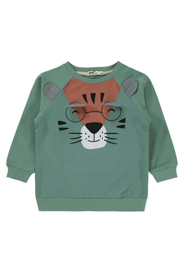 Ensemble de survêtement garçon 2-5 ans kaki - Emballage