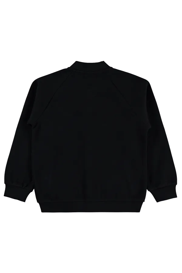 Erkek Çocuk Hırka 6-9 Yaş Siyah - Paket