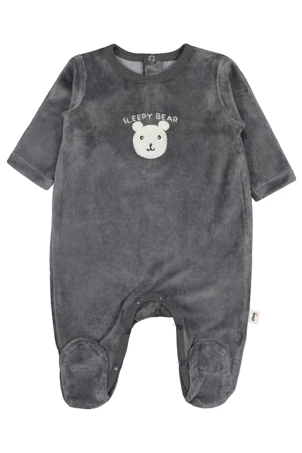 Bebek Tulum 0-24 Ay Koyu Gri - Paket