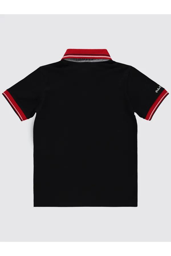 Lot de t-shirts noirs pour garçons de 6 à 9 ans