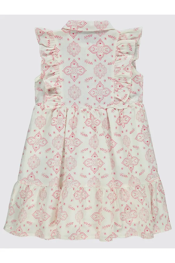 Kız Çocuk Jile ve Elbise 6-9 Yaş Pembe - Paket