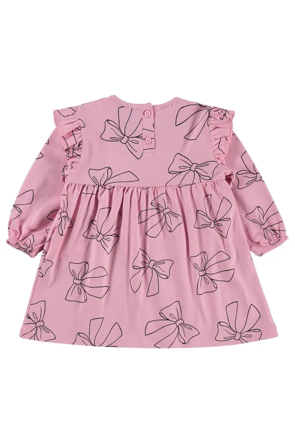 Bebek Jile ve Elbise 6-18 Ay Pembe - Paket