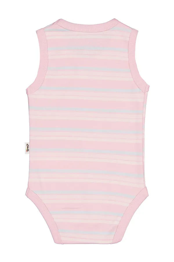 Bebek Çıtçıtlı Badi 0-24 Ay Pembe - Paket