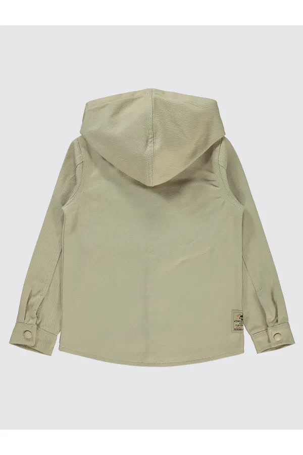 Chemise garçon 10-13 ans couleur pierre - Emballage