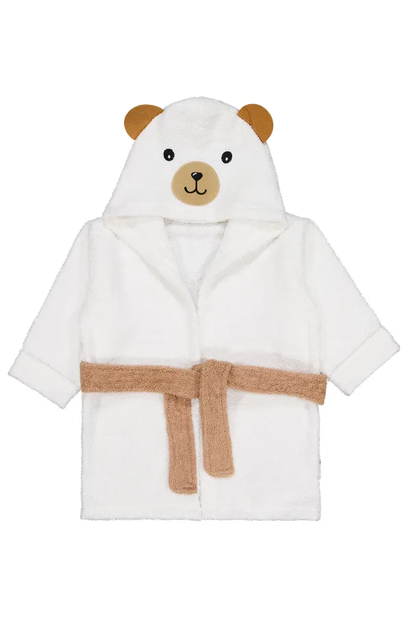 Bebek Bornoz 0-24 Ay Ekru - Paket