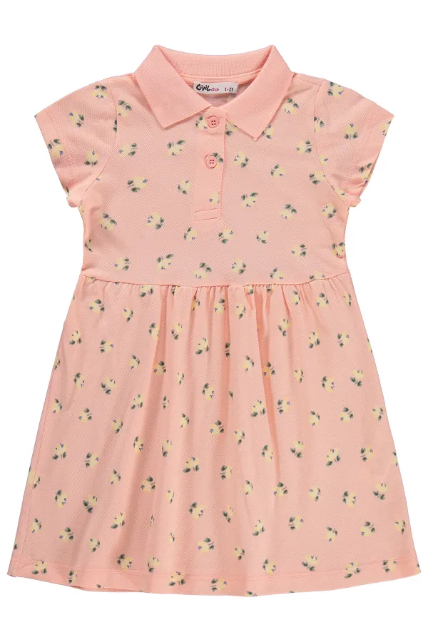 Combinaison et robe pour filles, 2-5 ans, saumon clair - Ensemble