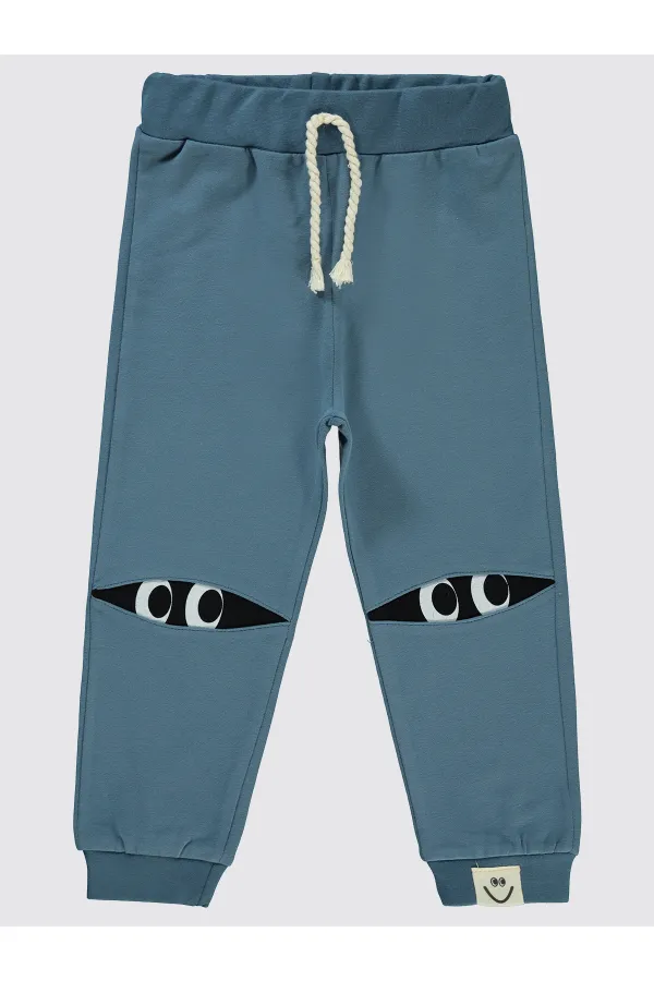 Erkek Çocuk Eşofman Altı 2-5 Yaş İndigo - Paket