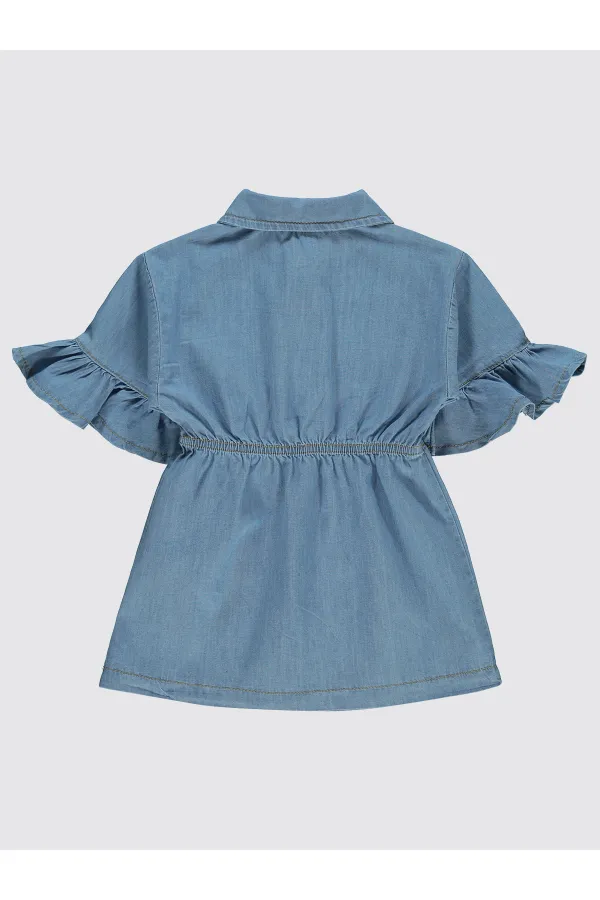 Ensemble body et robe bébé 0-24 mois bleu - Emballage