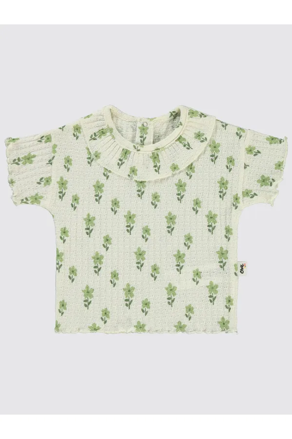 Bebek Tişört 0-24 Ay Krem - Paket