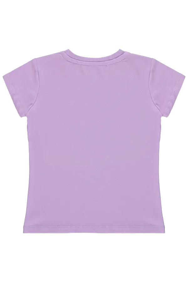 Kız Çocuk Tişört Km 2-5 Yaş Lila - Paket