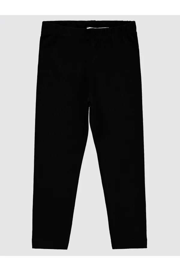 Leggings noirs pour filles, 2-5 ans - Lot