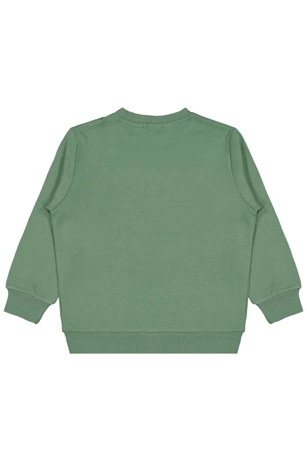 Erkek Çocuk Sweatshirt Km 2-5 Yaş Soft Haki - Paket