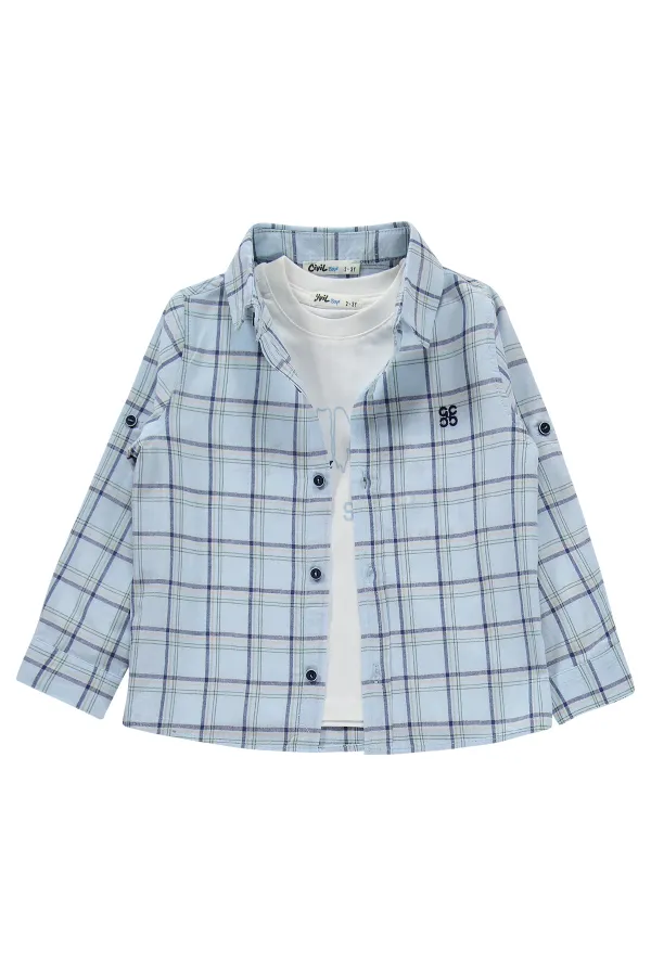 Erkek Çocuk Takım 2-5 Yaş Mavi - Paket