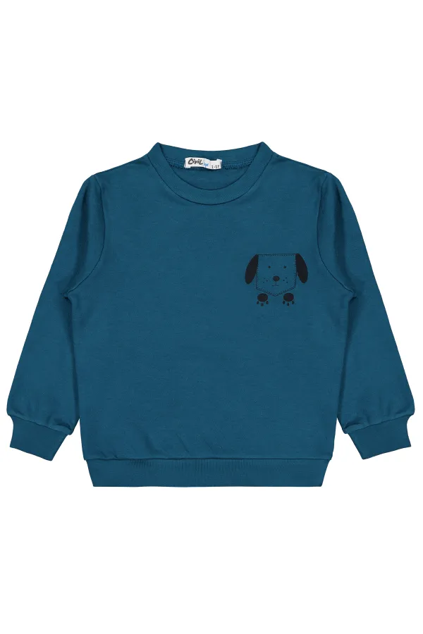 Sweat-shirt garçon Km 2-5 ans Essence - Emballage