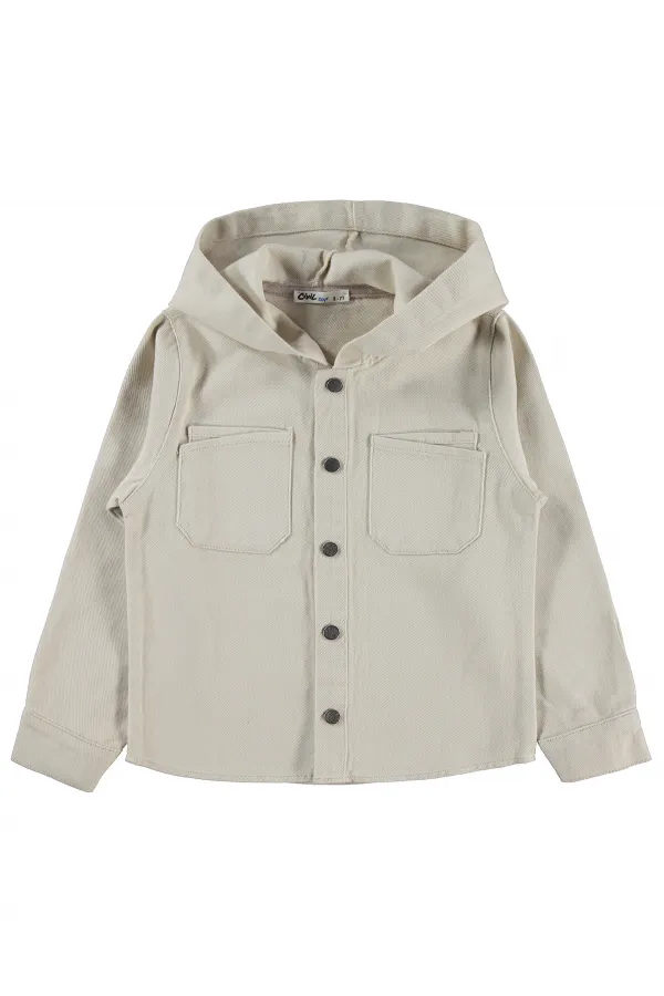 Boys' Jacket, Ages 10-13, Stone Color - Package