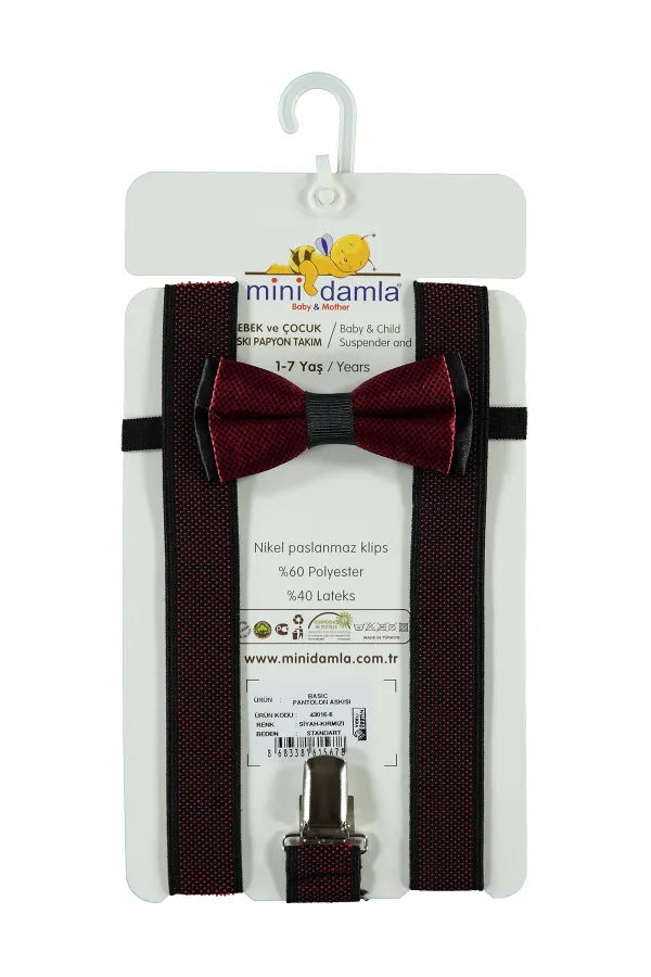 DT & FMCG Kemer ve Askı Diğer Siyah-Kırmızı - Paket