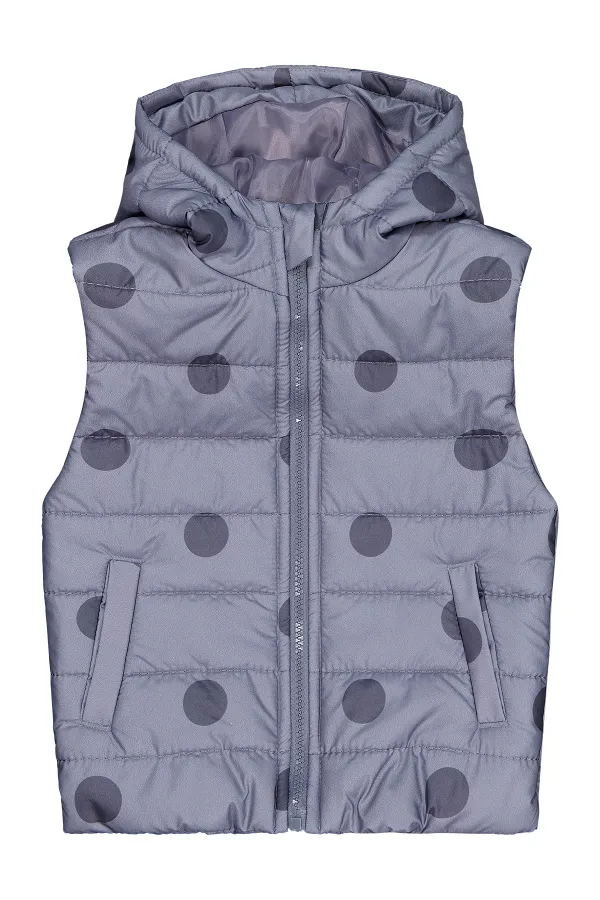 Kız Çocuk Yelek 2-5 Yaş Antrasit - Paket