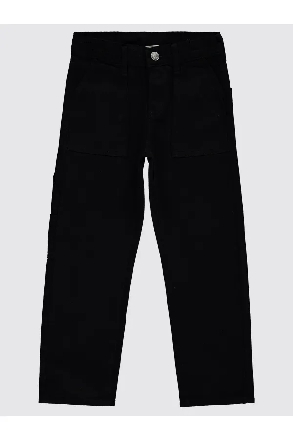 Boy's Trousers 6-9 Years Black - Pack