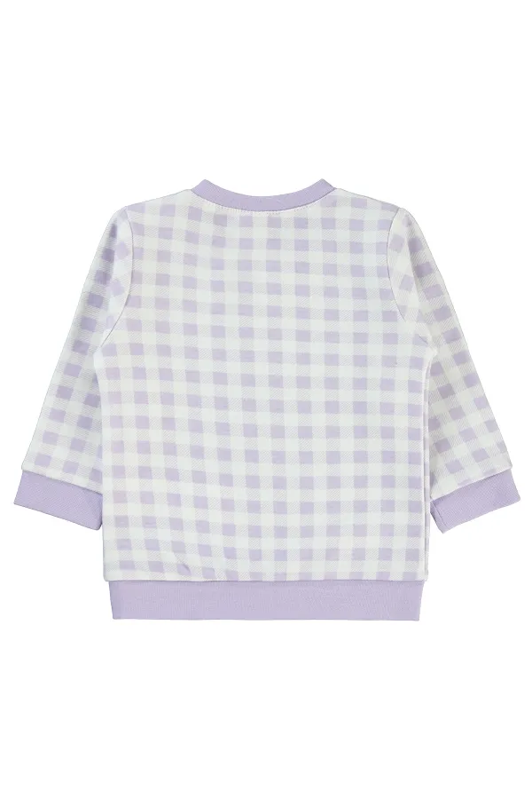 Bebek Sweatshirt 0-24 Ay Lila - Paket