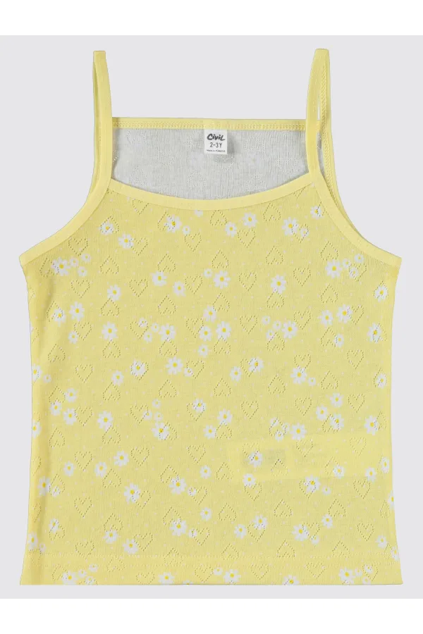 Débardeur fille lilas 2-9 ans - Paquet