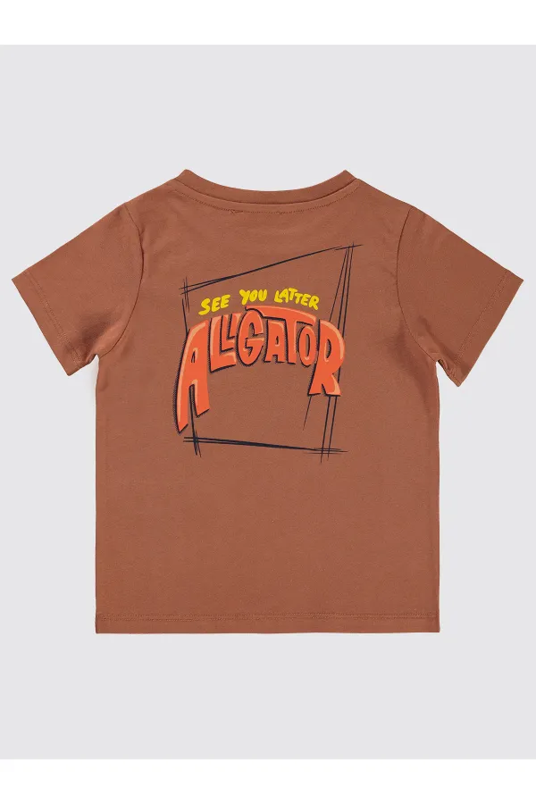 T-shirt garçon 2-5 ans - Motif carreaux - Emballage