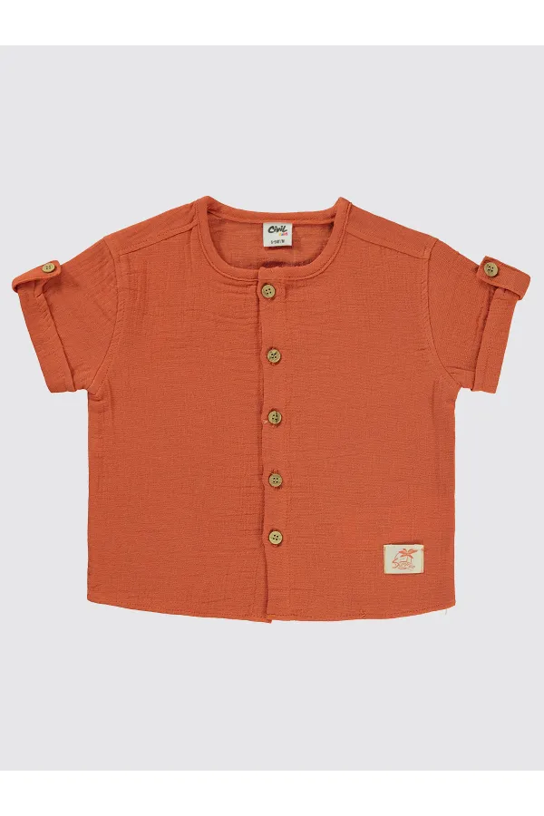 Bebek Gömlek 0-24 Ay Tarçın - Paket