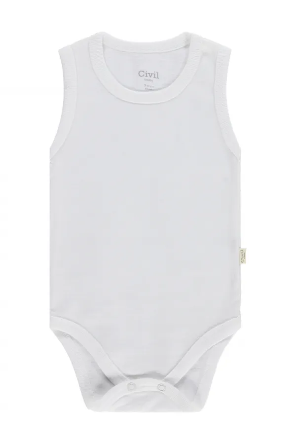 Body bébé à boutons-pression 0-24 mois écru - Emballage